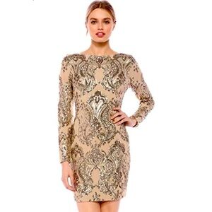 Dress the Population Lola Sequin Body-Con Dress